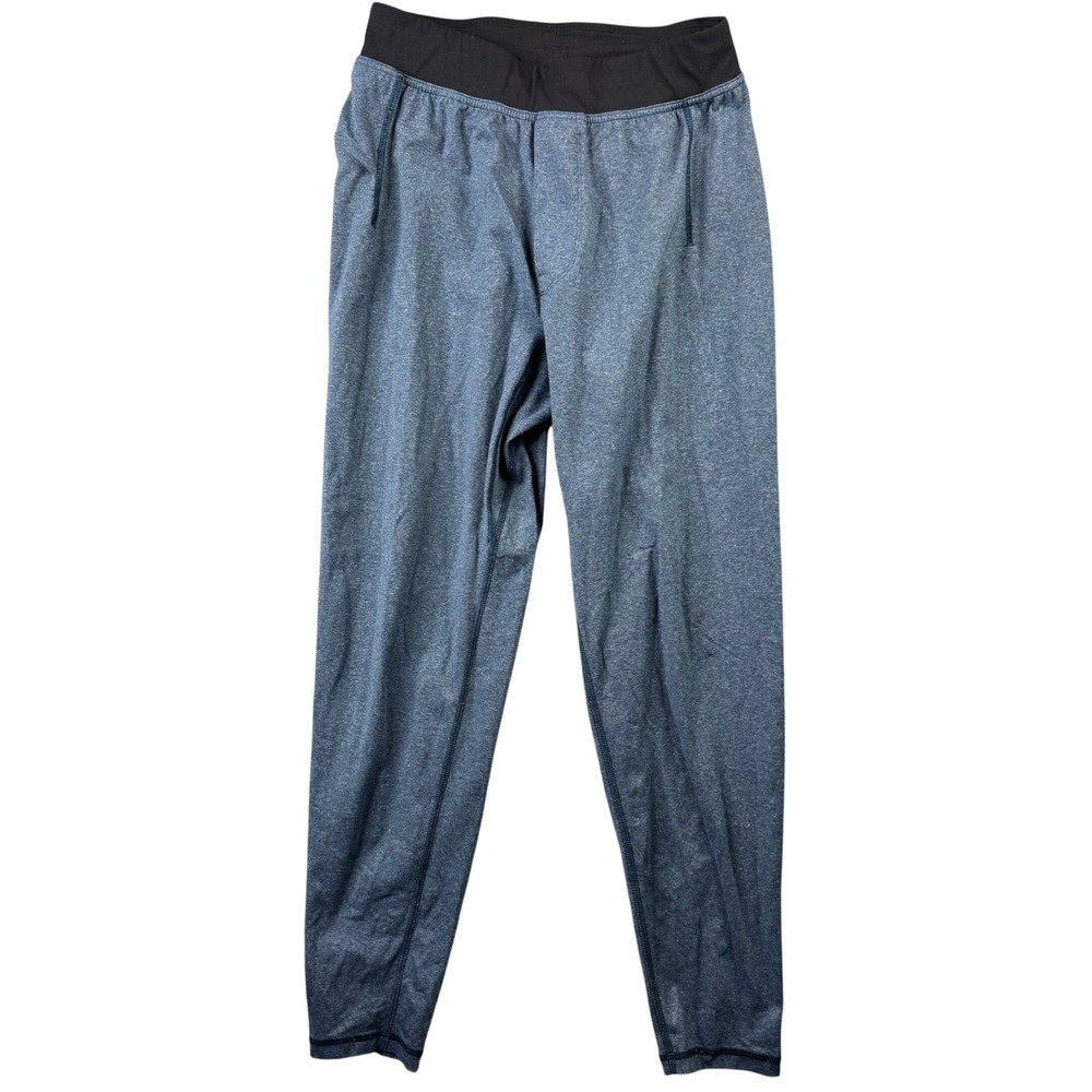 Lululemon Mens Heathered Blue Grey Tapered Jogger Performance Pants Size S